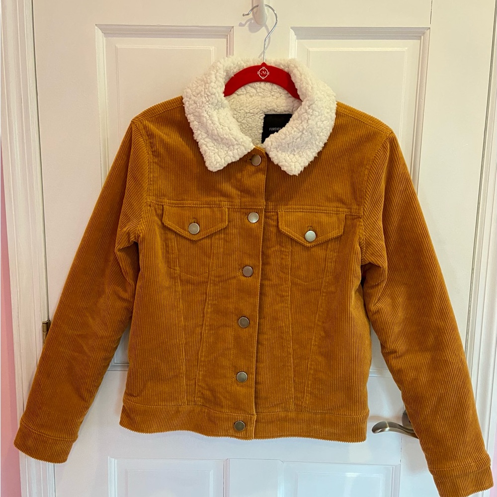 Fully pile lined corduroy jacket in pristine condition. Size small. $15